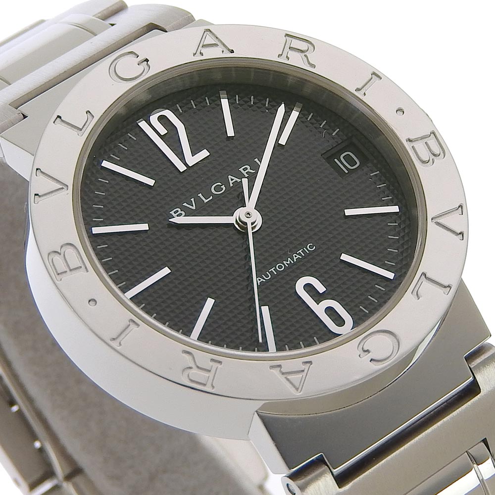 BVLGARI Watches Mechanical Automatic BB33BSS AUTO Stainless Steel black Bulgari Bulgari black dial Women Used Authentic