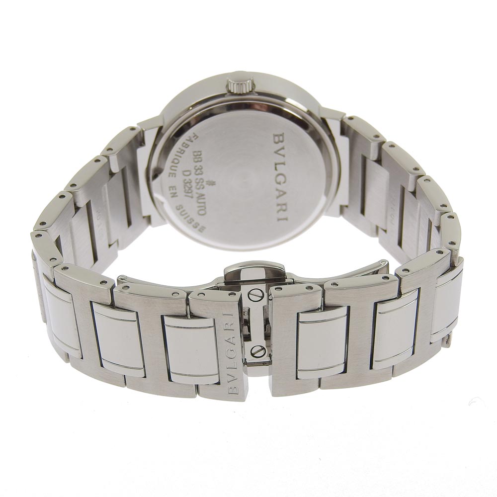 BVLGARI Watches Mechanical Automatic BB33BSS AUTO Stainless Steel black Bulgari Bulgari black dial Women Used Authentic