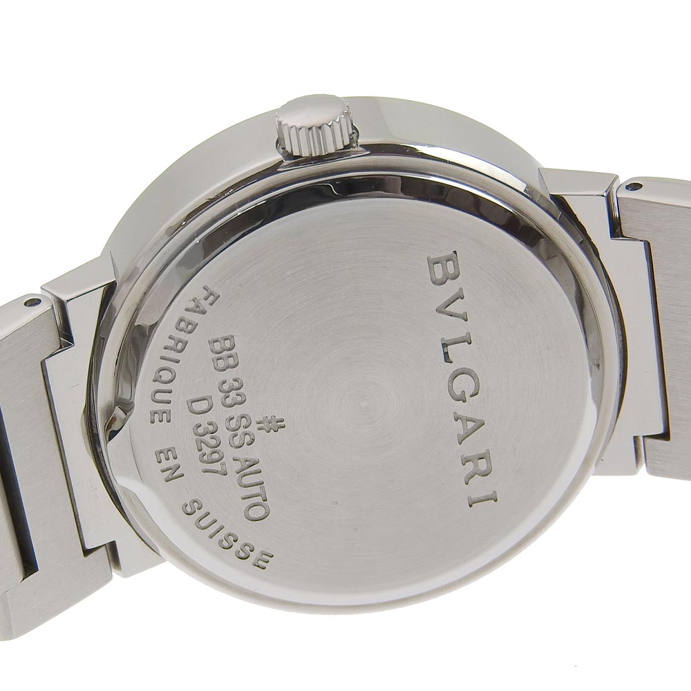 BVLGARI Watches Mechanical Automatic BB33BSS AUTO Stainless Steel black Bulgari Bulgari black dial Women Used Authentic