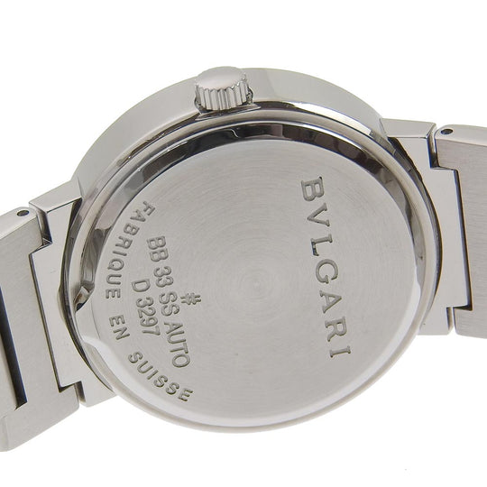 BVLGARI Watches Mechanical Automatic BB33BSS AUTO Stainless Steel black Bulgari Bulgari black dial Women Used Authentic