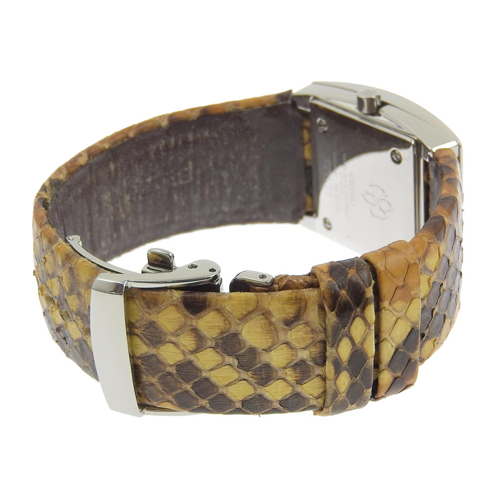 SEIKO Watches Quartz SRXJ001 Stainless Steel, 2P Brown Diamond Brown 4J45-0AB0 18PDiamond M White dial Women Used Authentic