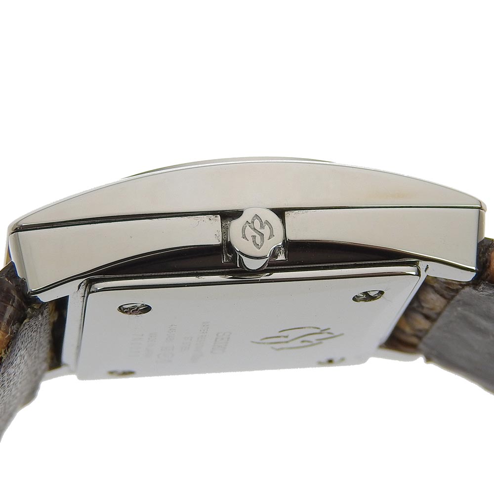 SEIKO Watches Quartz SRXJ001 Stainless Steel, 2P Brown Diamond Brown 4J45-0AB0 18PDiamond M White dial Women Used Authentic