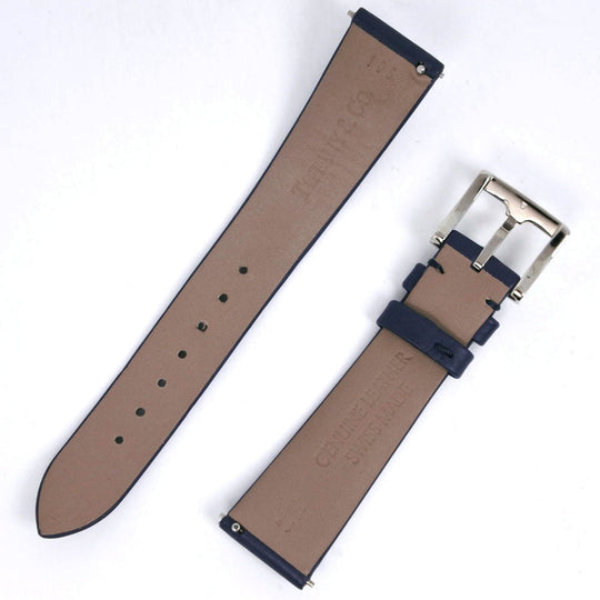 TIFFANY&Co. Watches Quartz 36668694 Stainless Steel , Leather Navy East West Mini Navy dial Women Used Authentic