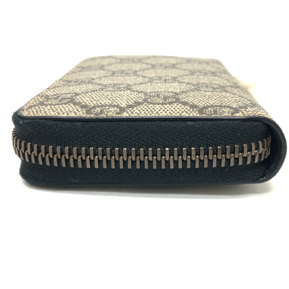 GUCCI Coin case 431482 GG canvas, fake pearl beige Zip Around Women Used Authentic