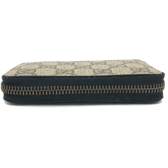 GUCCI Coin case 431482 GG canvas, fake pearl beige Zip Around Women Used Authentic