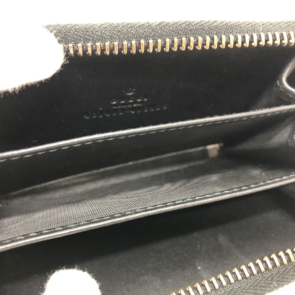 GUCCI Coin case 431482 GG canvas, fake pearl beige Zip Around Women Used Authentic
