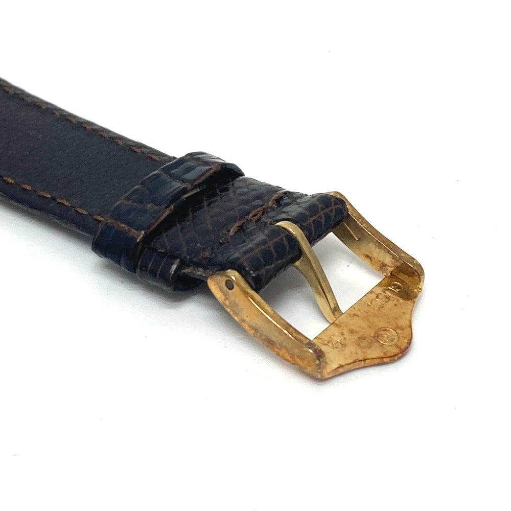 GUCCI Watches Quartz 3400F Gold Plated gold gold dial mens Used Authentic