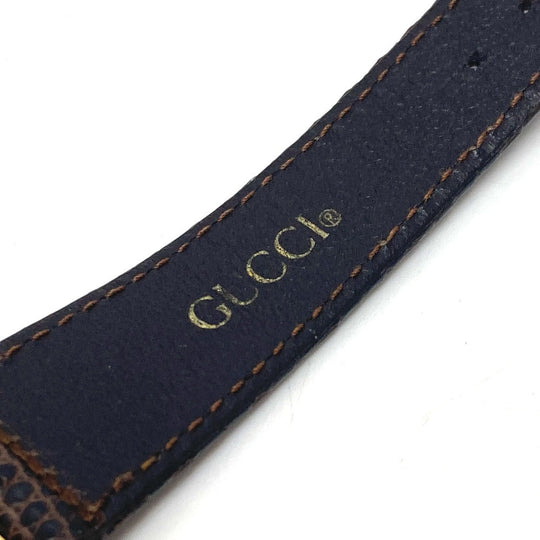 GUCCI Watches Quartz 3400F Gold Plated gold gold dial mens Used Authentic