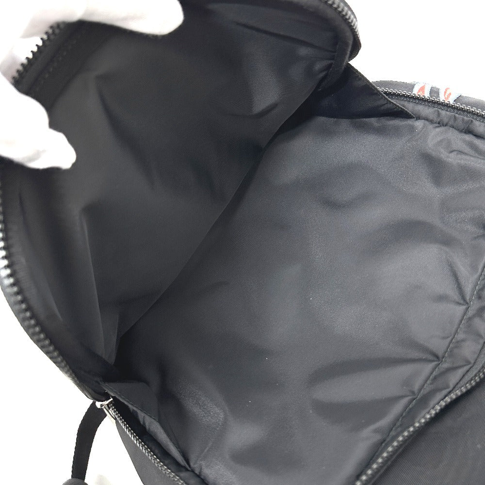 GUCCI Backpack 536724 canvas black Sequined logo interlocking G