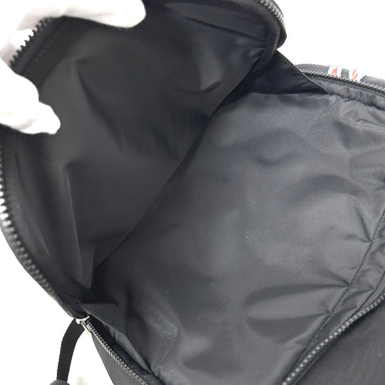 GUCCI Backpack 536724 canvas black Sequined logo interlocking G