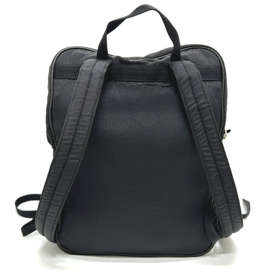 GUCCI Backpack 536724 canvas black Sequined logo interlocking G