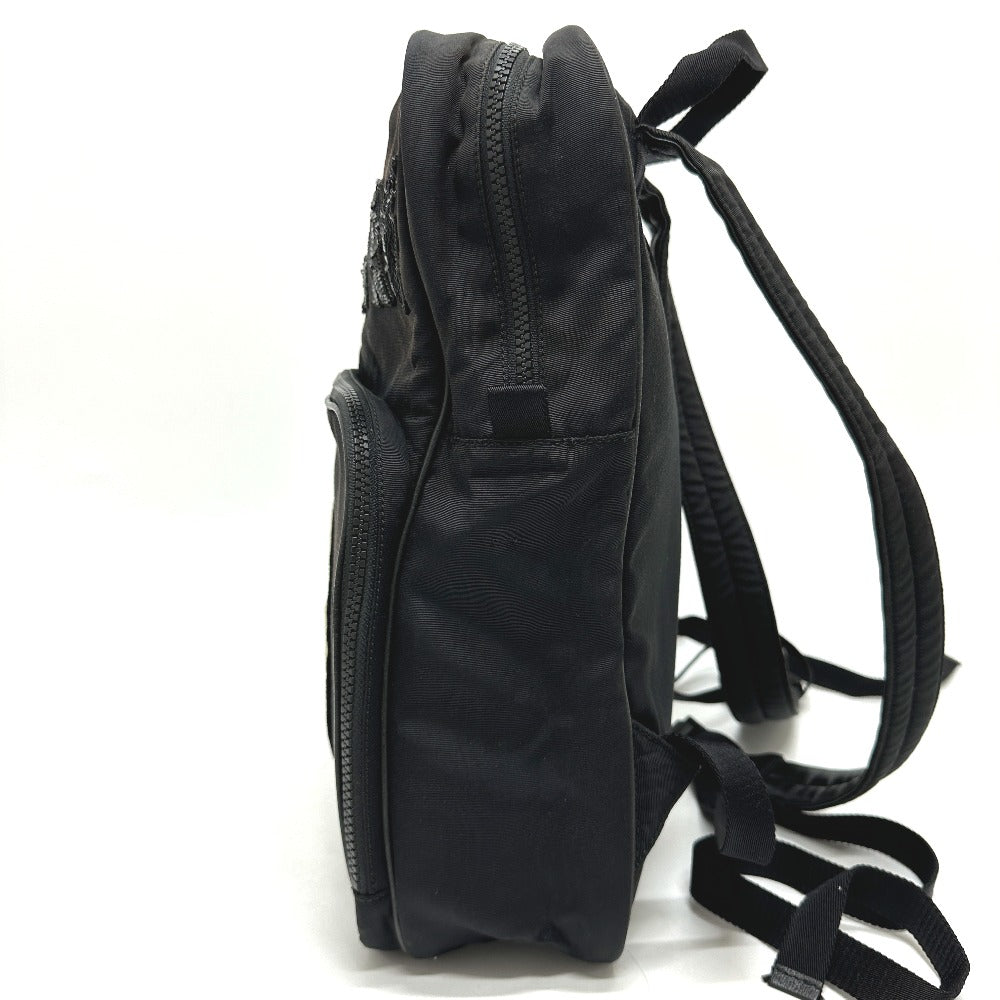 GUCCI Backpack 536724 canvas black Sequined logo interlocking G