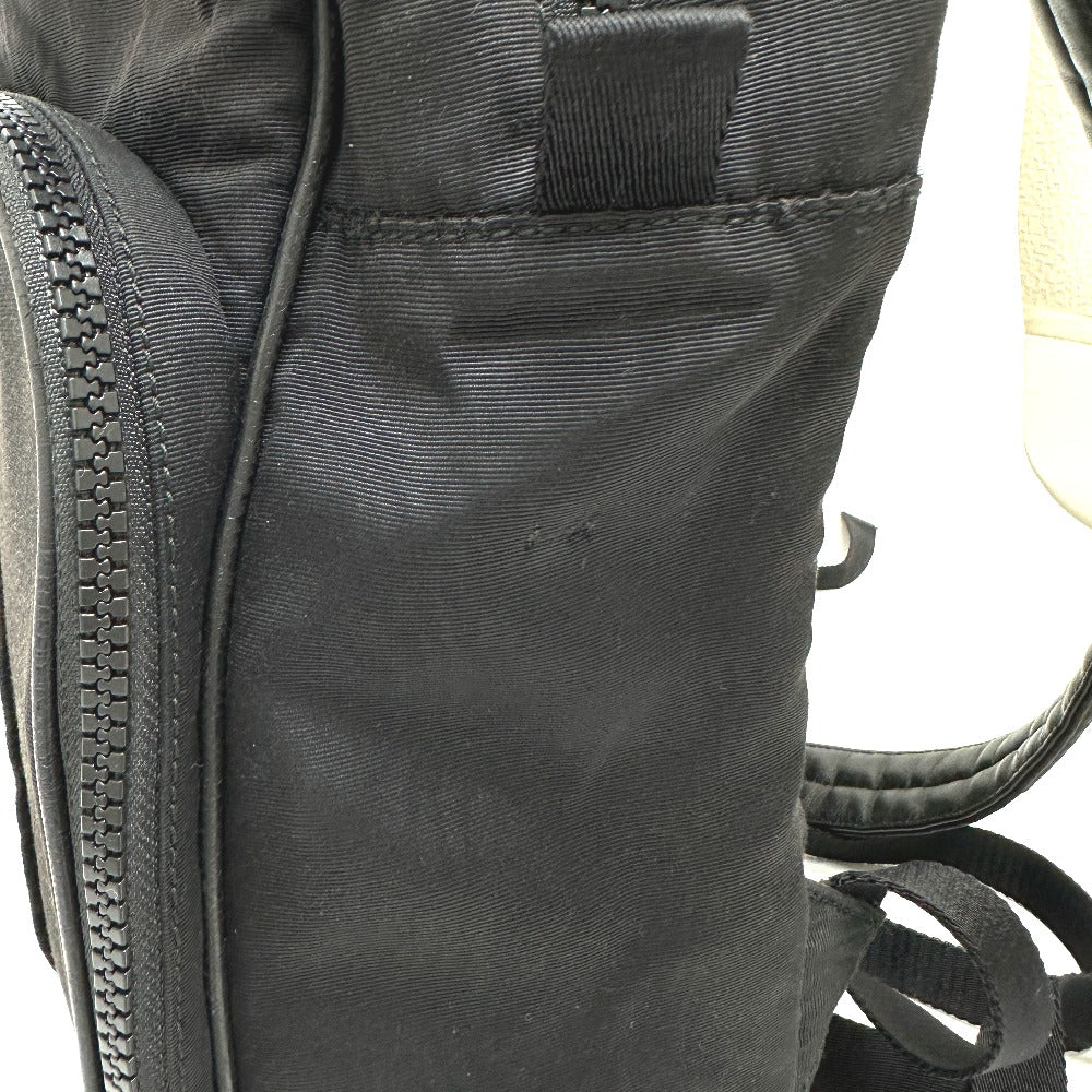 GUCCI Backpack 536724 canvas black Sequined logo interlocking G
