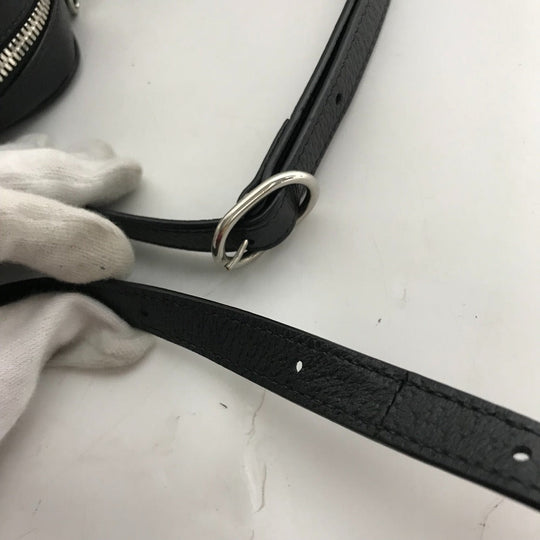 GUCCI Shoulder Bag 680128 Canvas / leather black Balenciaga Balenciaga collaboration Hacker Project GG mens Used Authentic