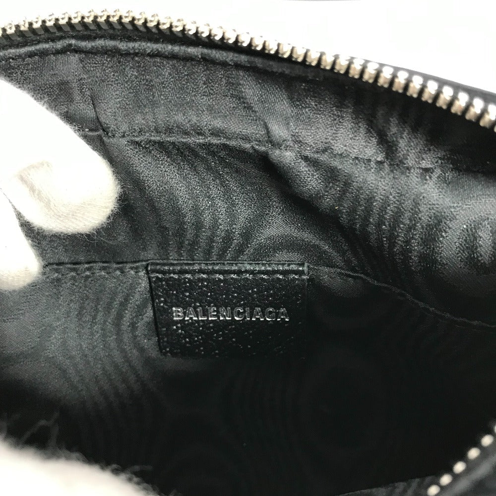 GUCCI Shoulder Bag 680128 Canvas / leather black Balenciaga Balenciaga collaboration Hacker Project GG mens Used Authentic