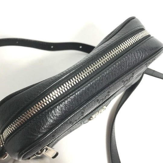GUCCI Shoulder Bag 680128 Canvas / leather black Balenciaga Balenciaga collaboration Hacker Project GG mens Used Authentic