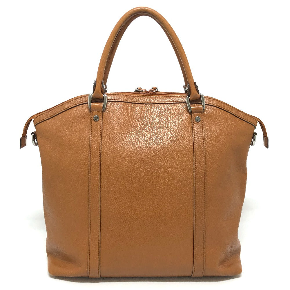 GUCCI Handbag 33955 leather Brown Interlocking G charm