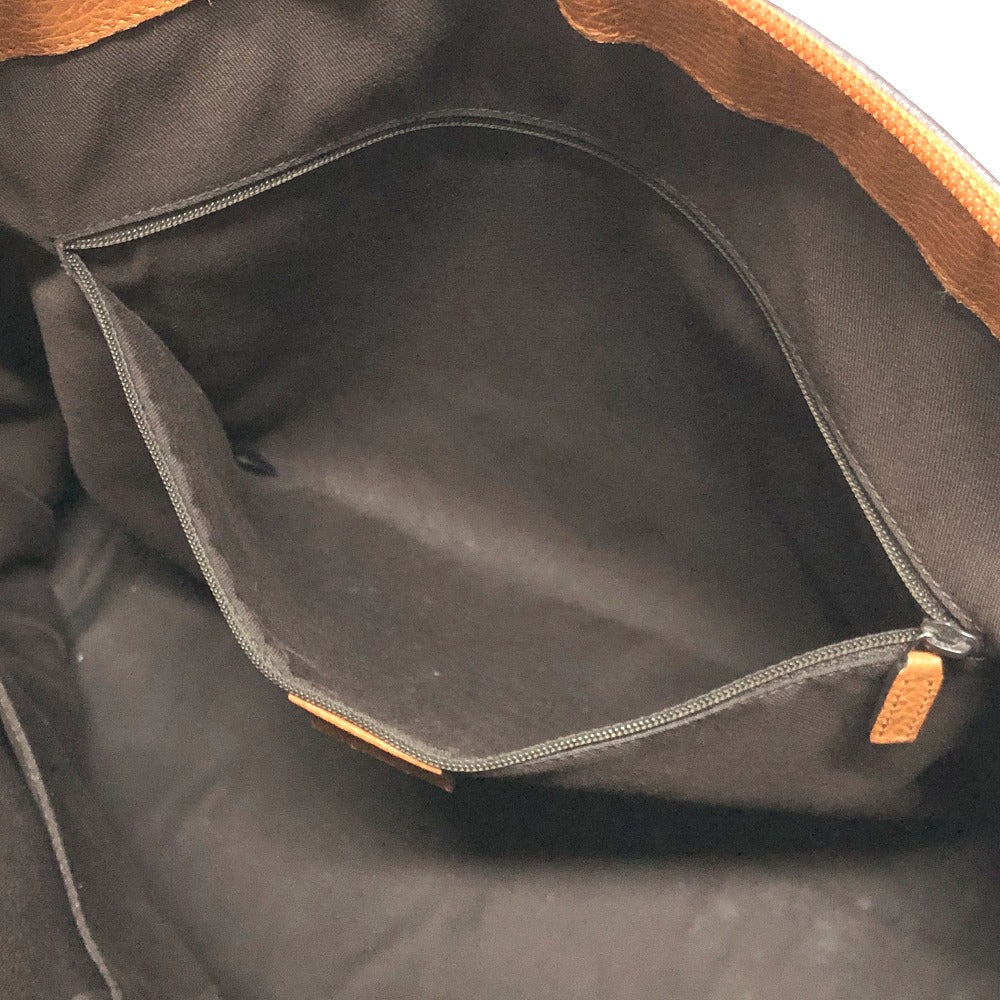 GUCCI Handbag 33955 leather Brown Interlocking G charm