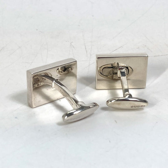 GUCCI cuffs 457224 SV925 Silver ghost mens Used Authentic