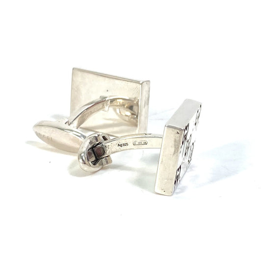 GUCCI cuffs 457224 SV925 Silver ghost mens Used Authentic