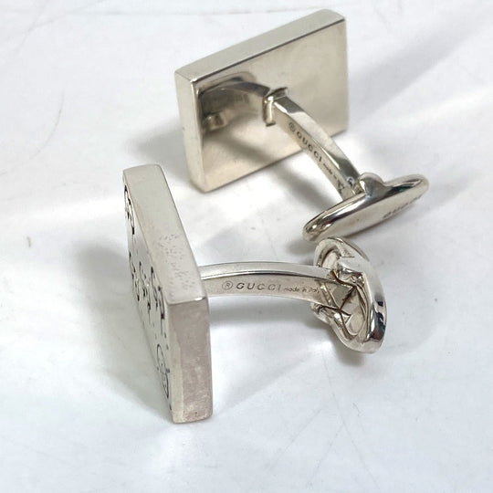 GUCCI cuffs 457224 SV925 Silver ghost mens Used Authentic
