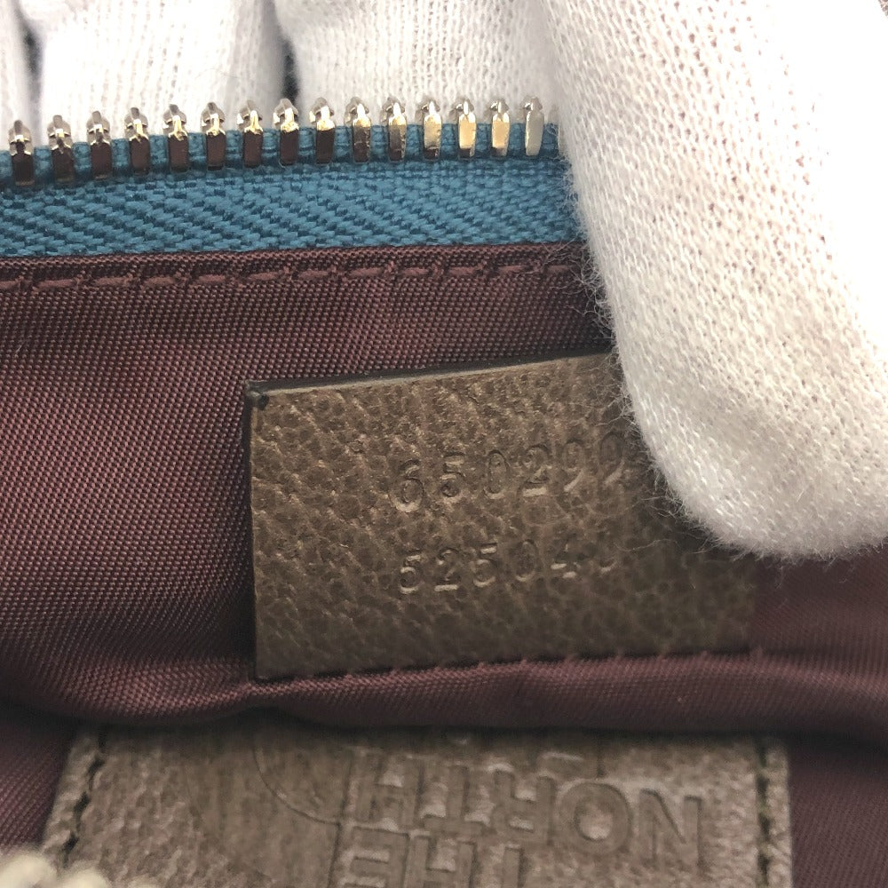 GUCCI Sling bag 650299 Nylon Brown THE NORTH FACE collaboration waist pouch Women Used Authentic