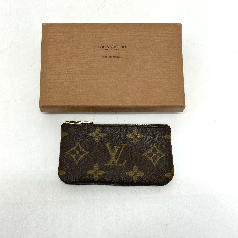 LOUIS VUITTON Coin case M62650 Monogram canvas Brown Pochette Cre CA0936