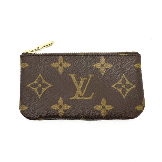 LOUIS VUITTON Coin case M62650 Monogram canvas Brown Pochette Cre CA0936