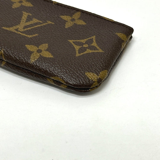LOUIS VUITTON Coin case M62650 Monogram canvas Brown Pochette Cre CA0936