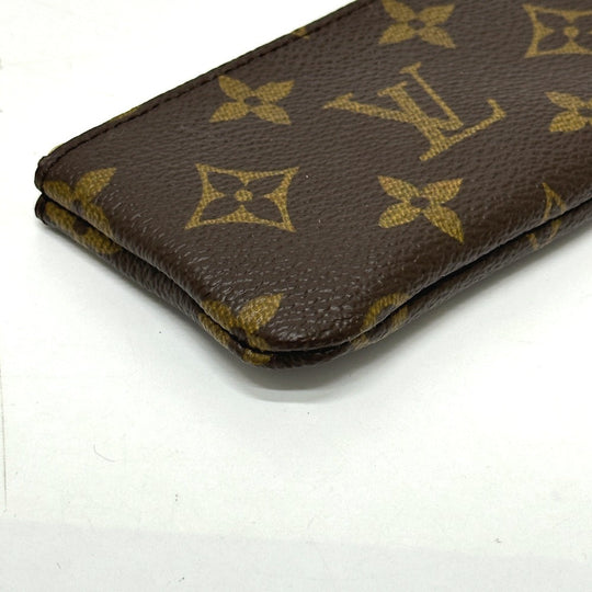 LOUIS VUITTON Coin case M62650 Monogram canvas Brown Pochette Cre CA0936