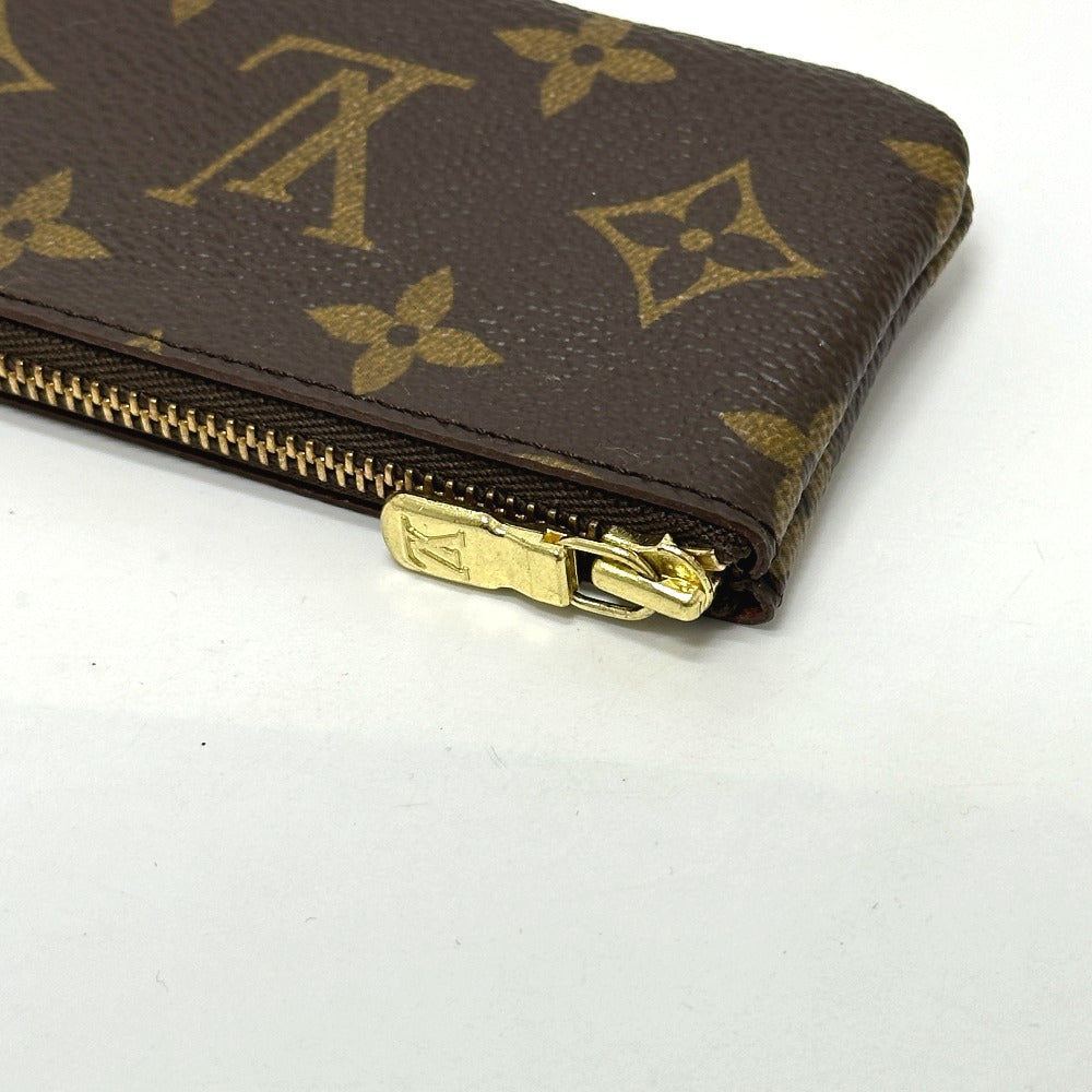 LOUIS VUITTON Coin case M62650 Monogram canvas Brown Pochette Cre CA0936