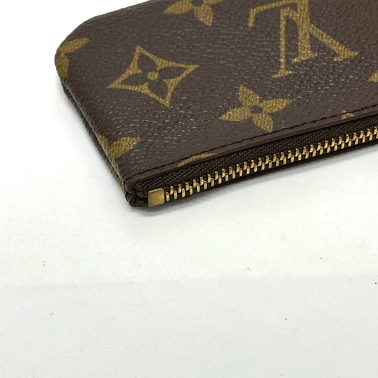 LOUIS VUITTON Coin case M62650 Monogram canvas Brown Pochette Cre CA0936