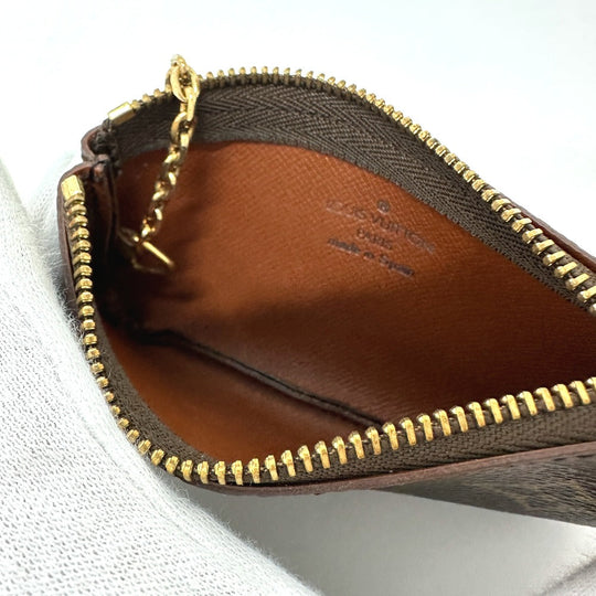LOUIS VUITTON Coin case M62650 Monogram canvas Brown Pochette Cre CA0936