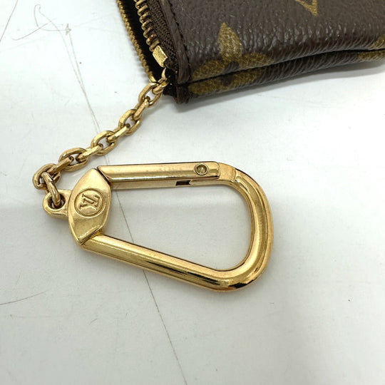 LOUIS VUITTON Coin case M62650 Monogram canvas Brown Pochette Cre CA0936