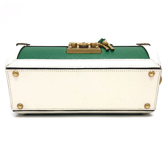 GUCCI Handbag 723801 leather green logo golf ball case Women Used Authentic