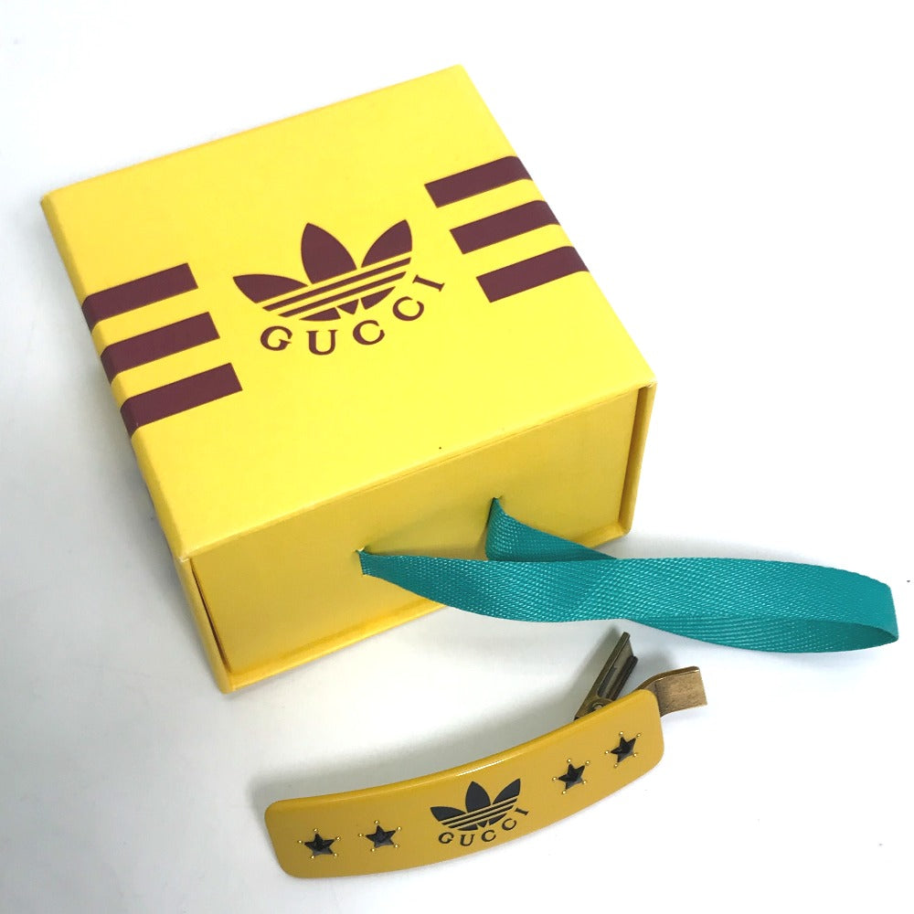 GUCCI Valletta 702940 plastic yellow hair accessory Adidas ADIDAS collaboration Women Used Authentic