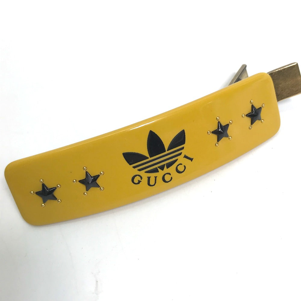 GUCCI Valletta 702940 plastic yellow hair accessory Adidas ADIDAS collaboration Women Used Authentic