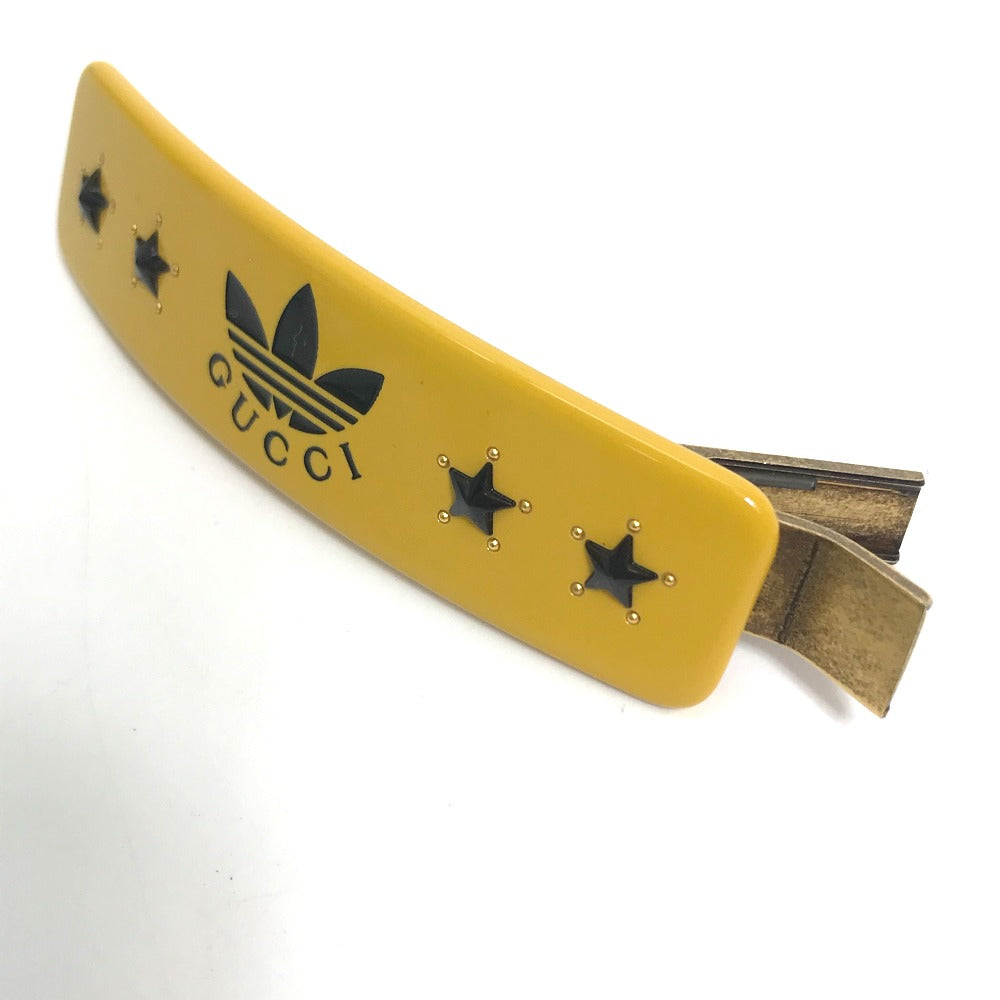 GUCCI Valletta 702940 plastic yellow hair accessory Adidas ADIDAS collaboration Women Used Authentic