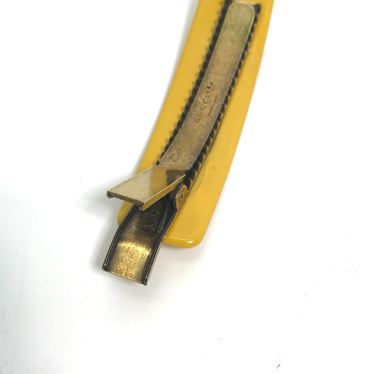 GUCCI Valletta 702940 plastic yellow hair accessory Adidas ADIDAS collaboration Women Used Authentic
