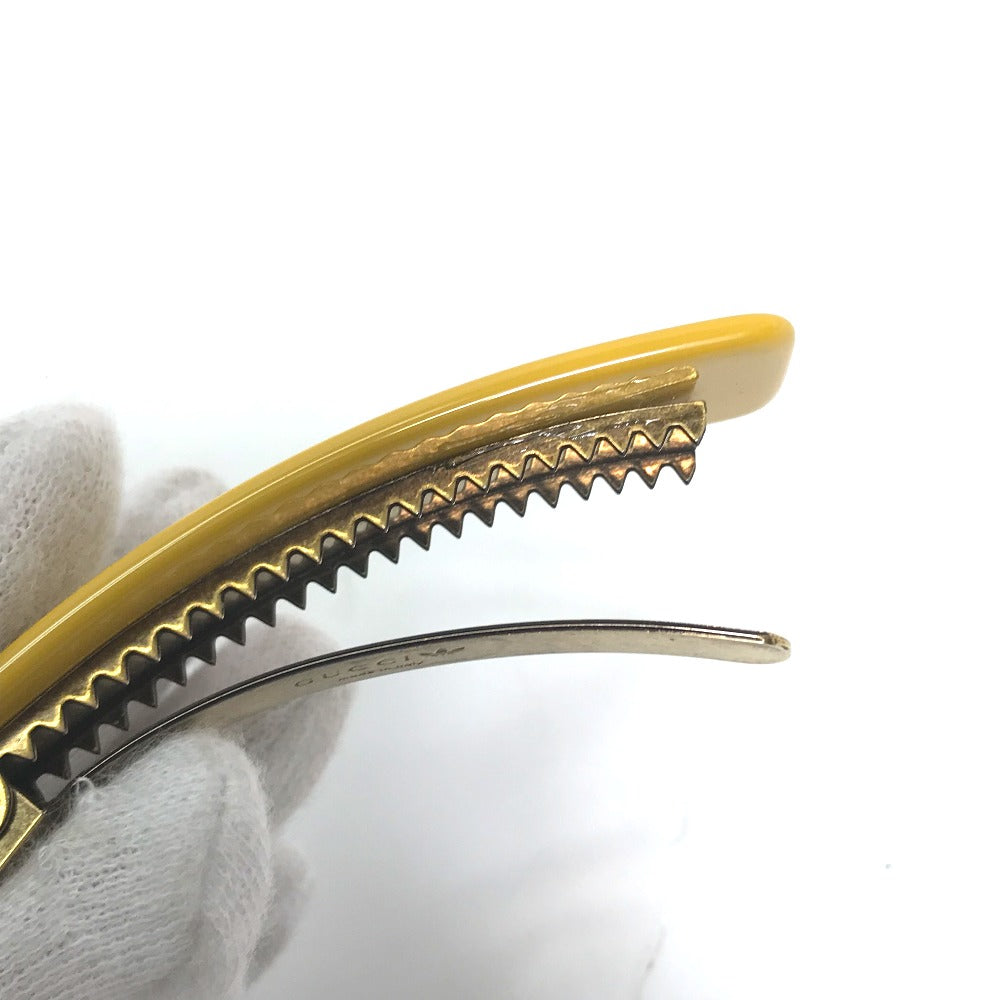 GUCCI Valletta 702940 plastic yellow hair accessory Adidas ADIDAS collaboration Women Used Authentic