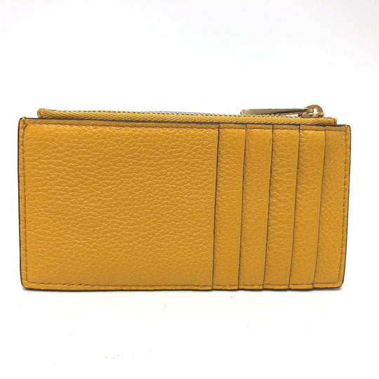 GUCCI Coin case 725550 leather yellow logo fragment case mens Used Authentic