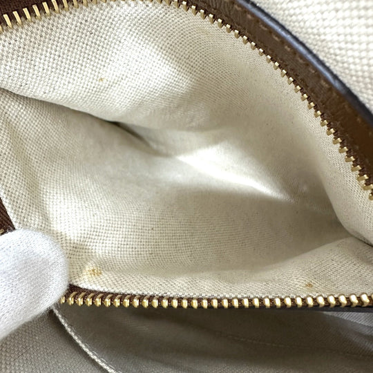 GUCCI Handbag 621220 GG Supreme Canvas Brown Horsebit Women Used Authentic