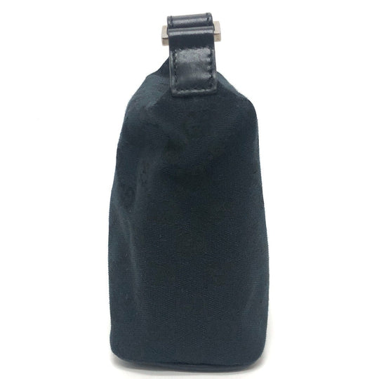 GUCCI Pouch 039-1147 canvas black GGpattern mini bag