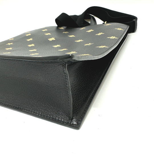 GUCCI Tote Bag 495444 leather black Bee & Star mens Used Authentic