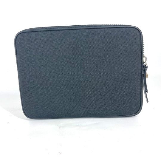 GUCCI Clutch bag 473883 Nylon black Flower Butterfly Butterfly Flower embroidery embroidery unisex(Unisex) Used Authentic
