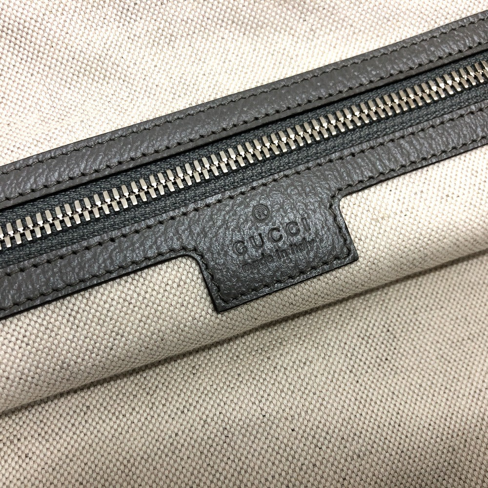 GUCCI Tote Bag 779510 canvas white Embossed logo canvas unisex(Unisex) Used Authentic