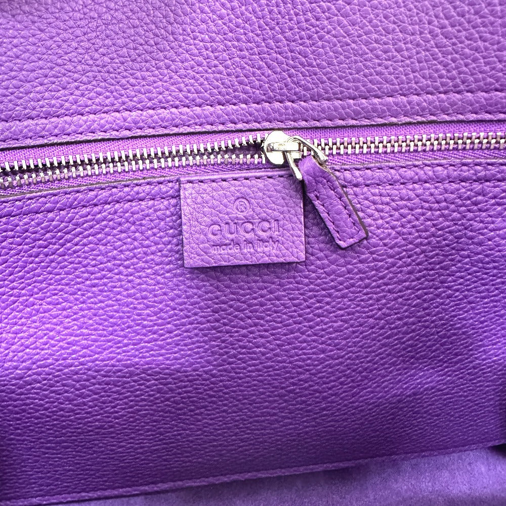 GUCCI Handbag 365460 leather purple New Jackie