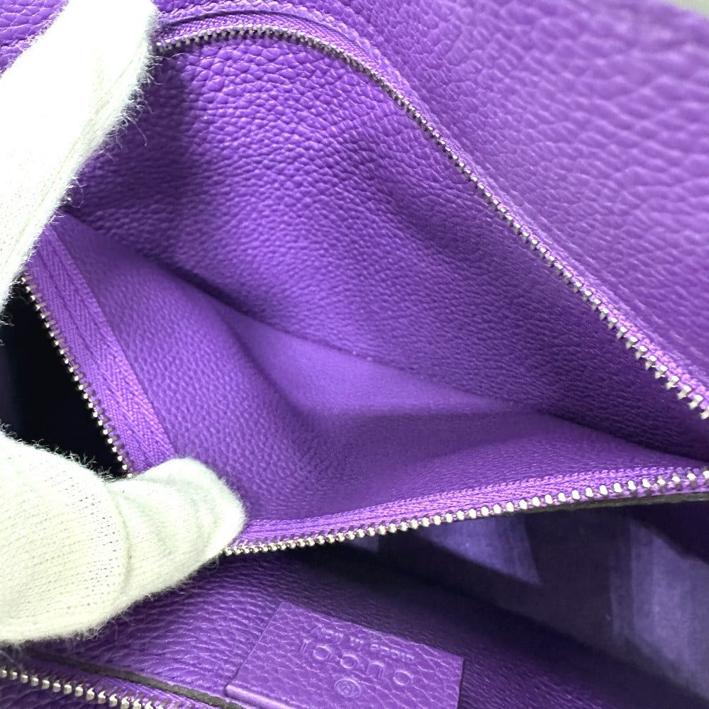 GUCCI Handbag 365460 leather purple New Jackie