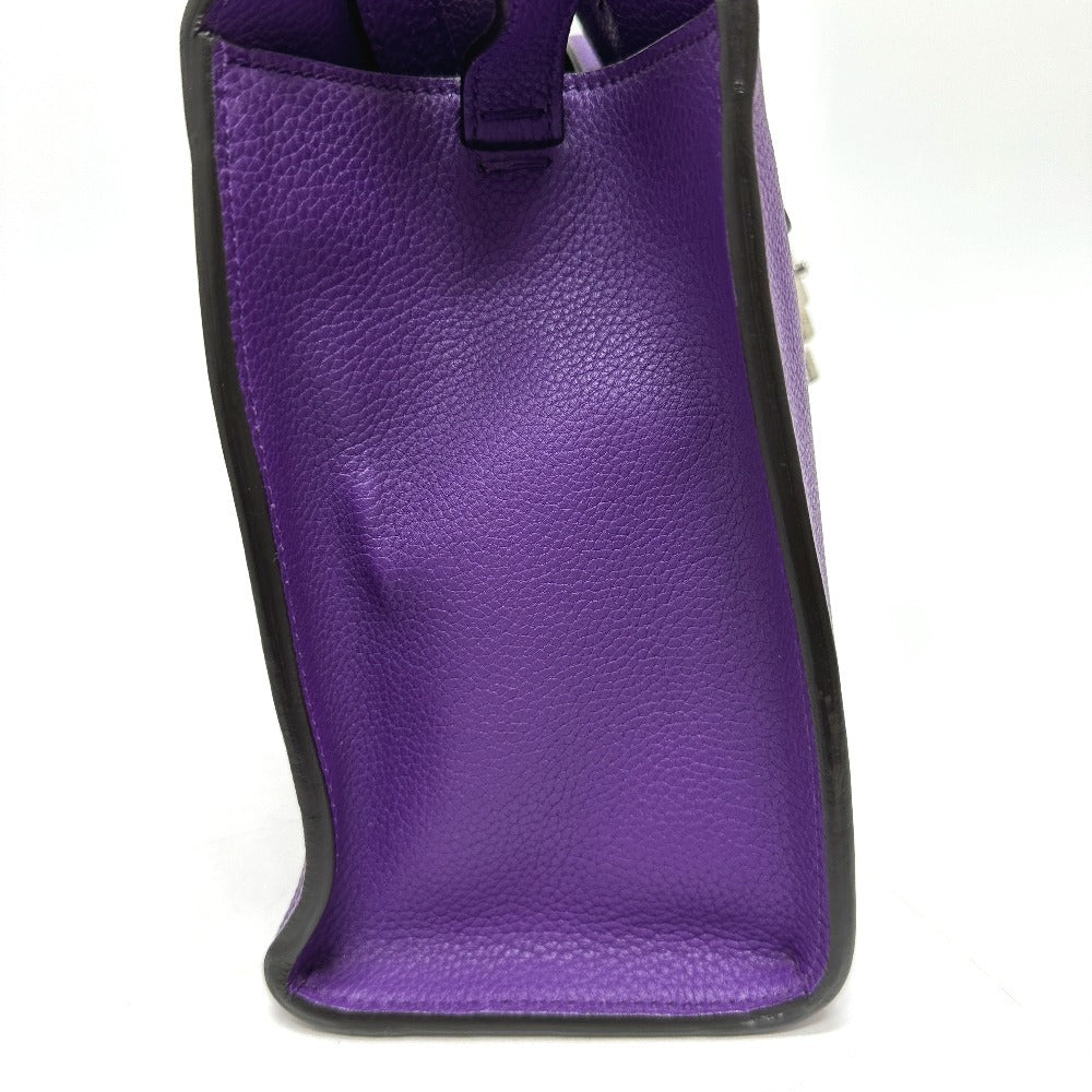 GUCCI Handbag 365460 leather purple New Jackie