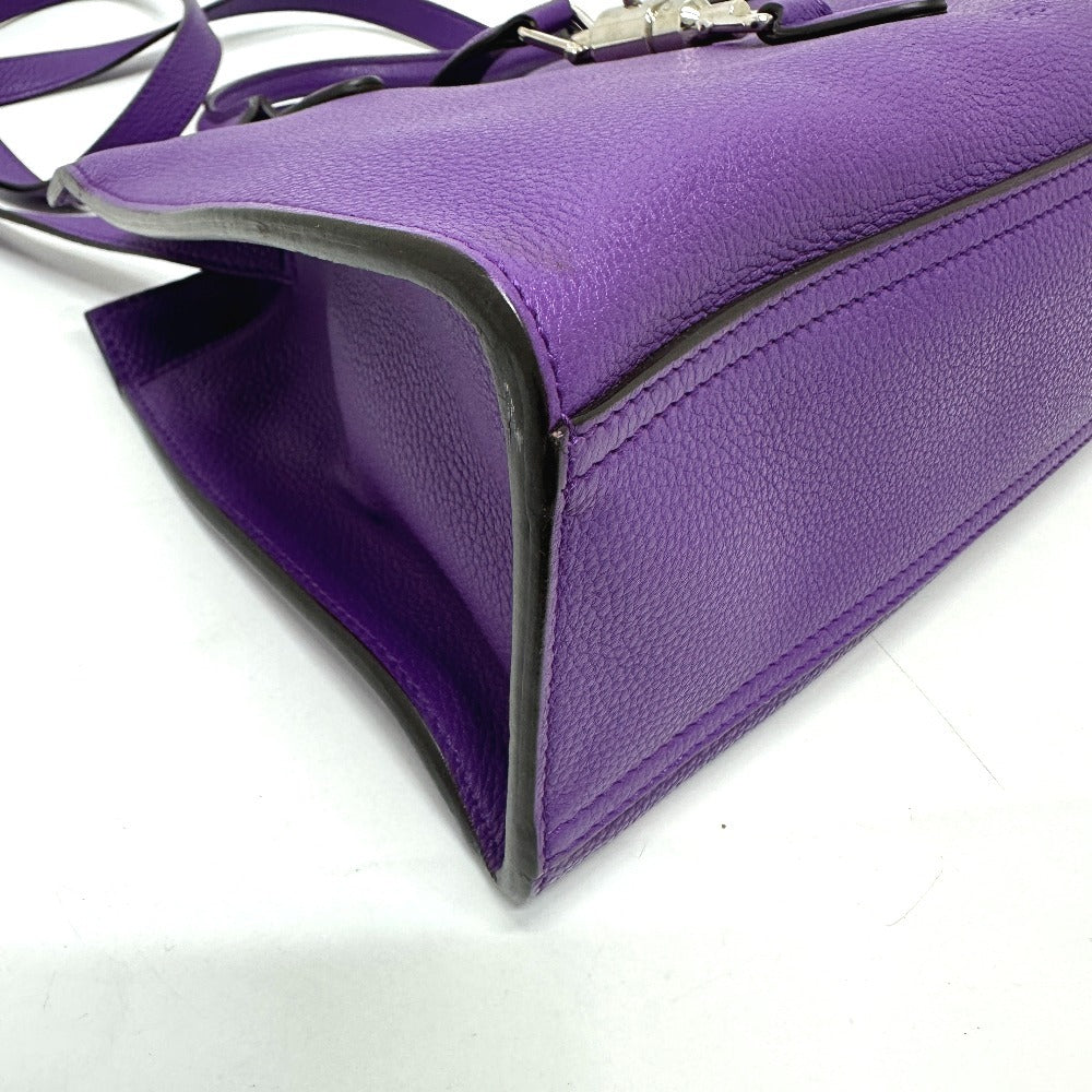 GUCCI Handbag 365460 leather purple New Jackie